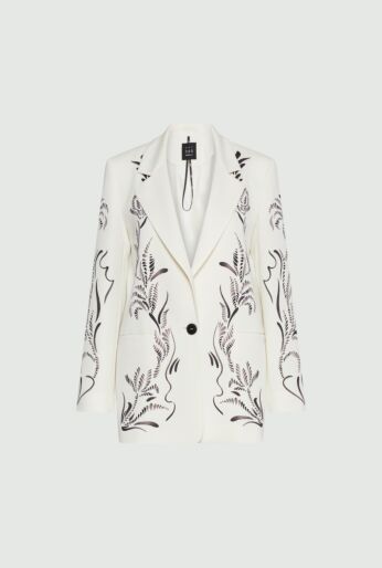 Jacket With Single Button Closure