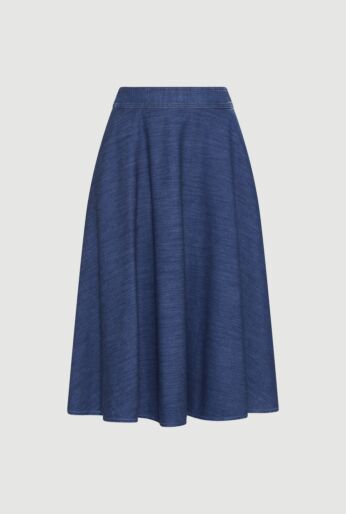 Denim Circle Skirt