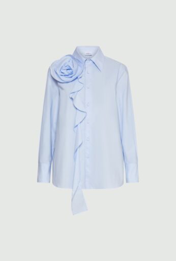 Long Cuffed Sleeves Cotton Shirt