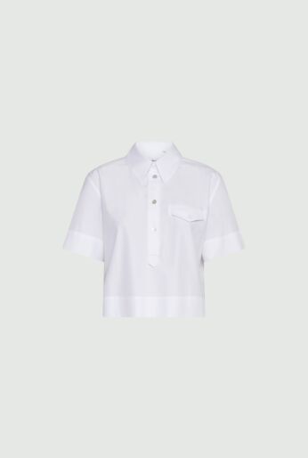 Cropped Cotton Shirt