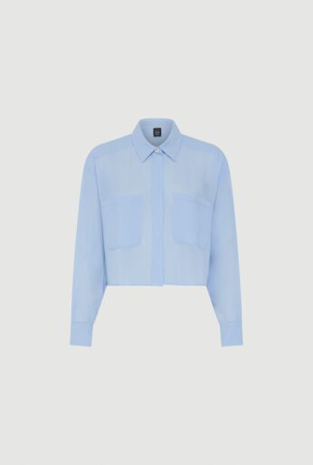 Sheer Georgette Crepe Shirt