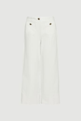 Garment-Dyed Bull Stretch Trousers