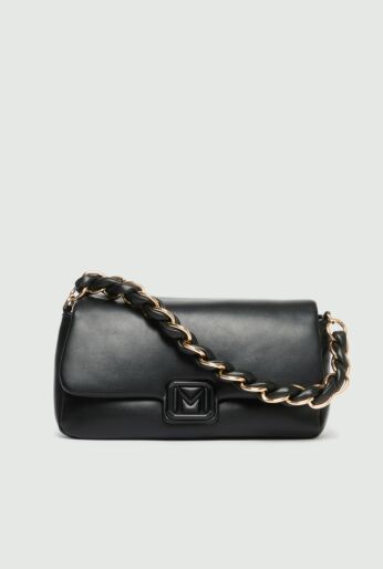 Quilted Synthetic Leather Chain Bag