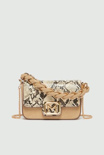 Python Print Synthetic Leather Bag