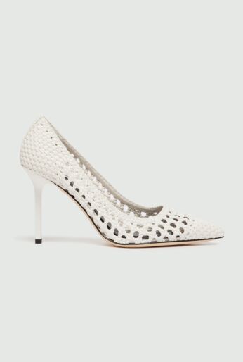 Woven Stiletto Heels