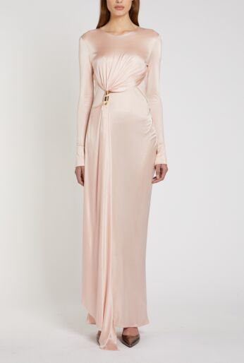 Draped Evening Gown