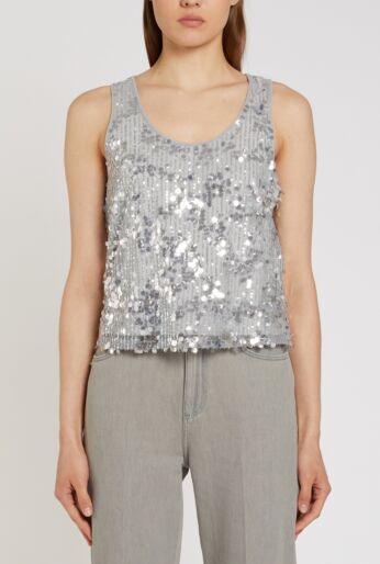 Sequin Jersey Top