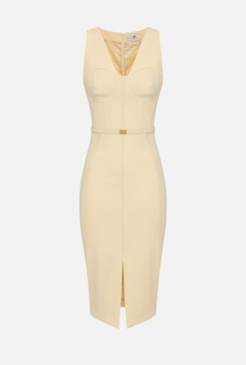 Sleeveless Pencil Midi Dress