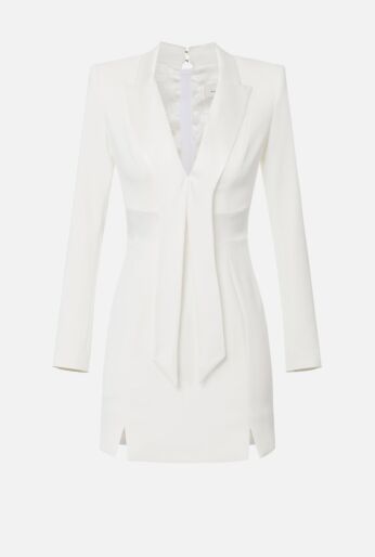 Long-Sleeve Blazer Mini Dress