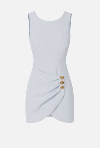 Draped Mini Dress