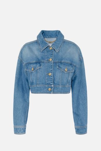 Denim Cropped Jacket