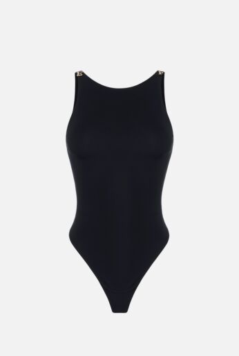 Sleeveless bodysuit in jersey