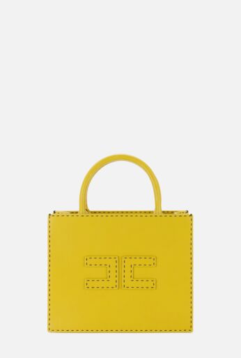 Small Tote Bag with Contrasting Colors