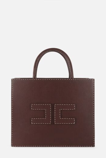 Medium Tote Bag with Contrasting Texture