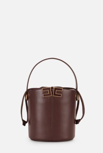 Tresor Leather Mini Bucket Bag
