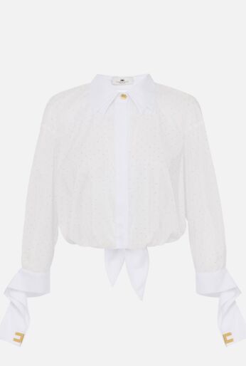 Blouse with Loose Sleeves