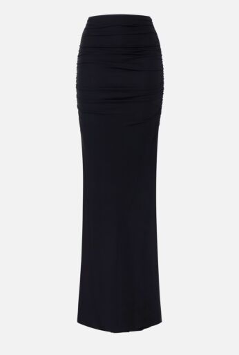 Ruched Maxi Skirt