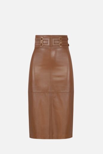 Asymmetric Ruffled Skirt