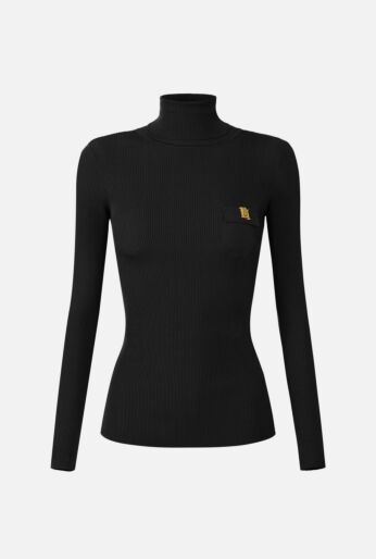 Viscose Turtleneck Top