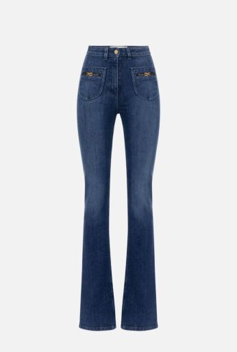 Jeans with jewel logo
