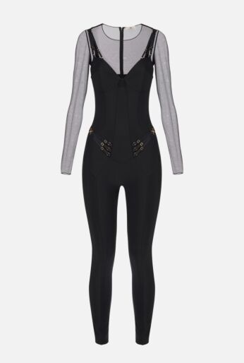 Sheer Detail Jumpsuit